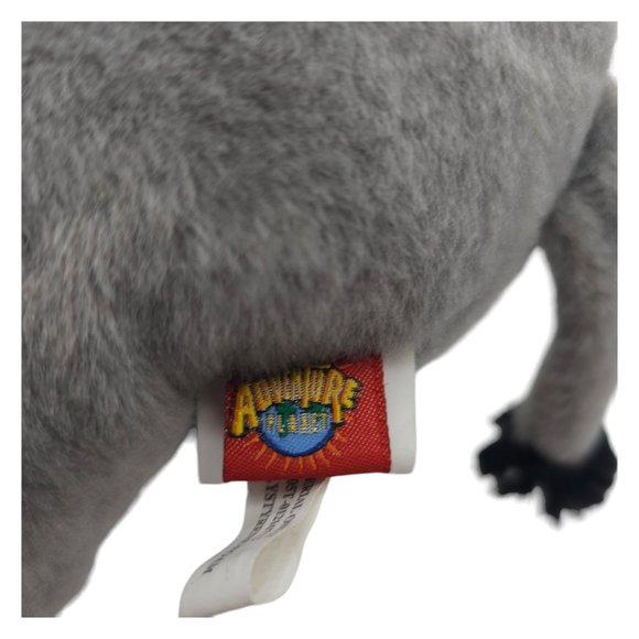 Adventure Planet Realistic Rhino Plush 15" Gray Stuffed Animal Toy M2 - Picture 6 of 6